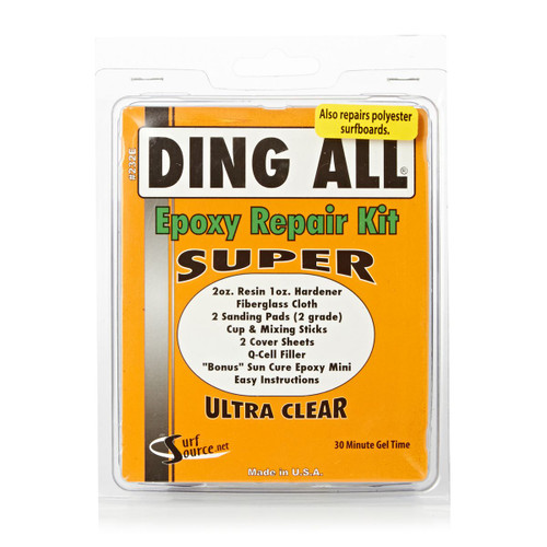 Ding All Super Epoxy Repair Kit Ultra Clear (Orange Card)