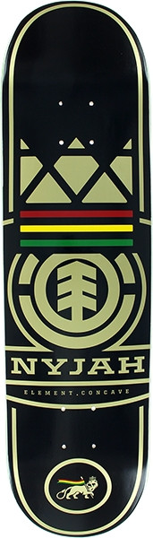 ELEMENT NYJAH SHAPE LOGO SKATEBOARD DECK-8.12 featherlight