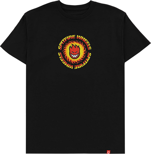 SPITFIRE OG FIREBALL SS TSHIRT MEDIUM BLK/RED