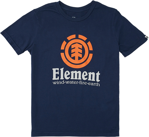 ELEMENT VERTICAL YOUTH SS SMALL ECLIPSE NAVY