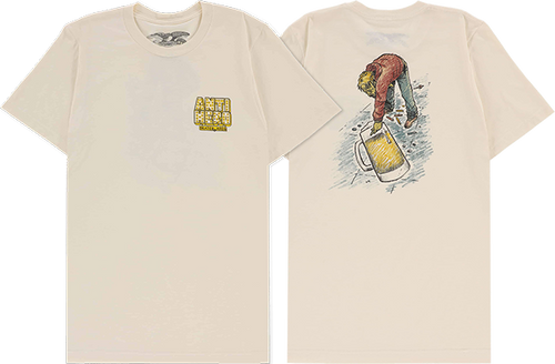 ANTI HERO STREET PERFORMERS SS TSHIRT MEDIUM BUTTERCREAM