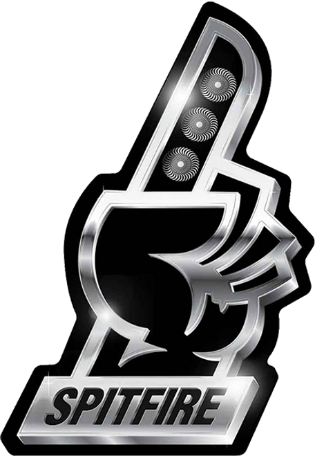 SPITFIRE CHROME FINGER MD DECAL single