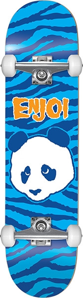 ENJOI ZEBRA PUNK SKATEBOARD COMPLETE-8.0 BLUE