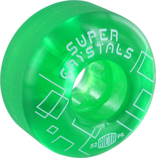 RICTA SUPER CRYSTALS 52mm CLEAR GREEN WHEELS SET