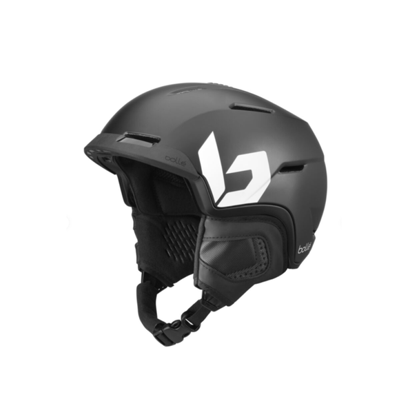 Bolle Motive Snow Helmet Black w/White Logo Medium (52-55)