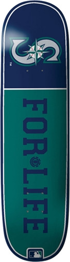 ELEMENT MLB WORLD CHAMP ASTROS SKATE DECK-8.0 featherlight