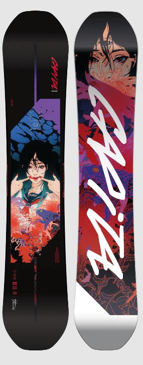 Capita Indoor Survival Snowboard Droid Black Red 158