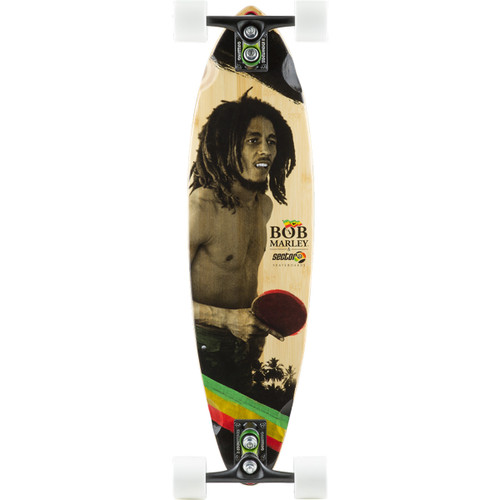 Sector 9 Bamboo Small Axe Bob Marley Skateboard Complete Black