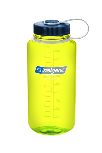 Nalgene Tritan 32Oz Bottle Safety Yellow Wide Mouth