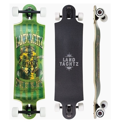 Landyachtz Switchblade Hollow Tech Complete Green Lizard 36