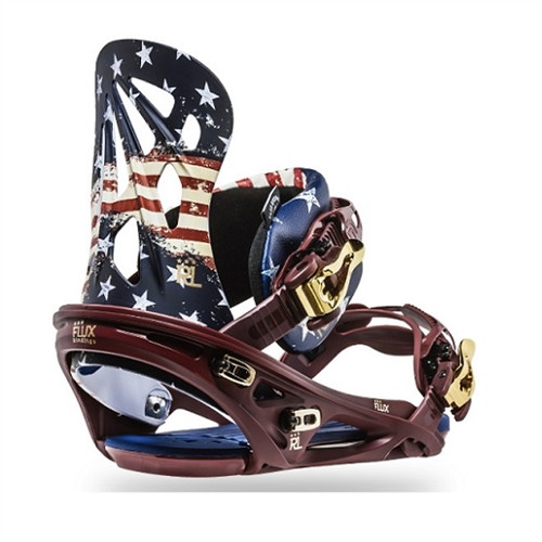FLUX ビンディング　リーガル Flux Snowboard Bindings 2016 Rl Heritage Flag M