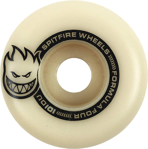 Roues De Skateboard Spitfire F4 Classics 101A Vert 52 Mm - Avec Roulements Inclus - Neuf