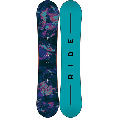 Ride Rapture Womens Snowboard Purple Green 150 | Boardparadise.com