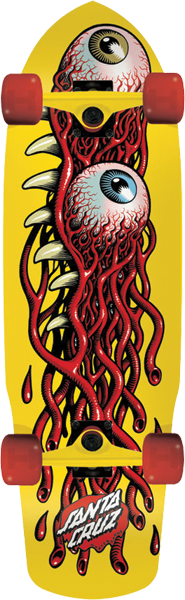 Santa Cruz Eye Pod Skateboard Complete -8.5X 28.5 Cruiser