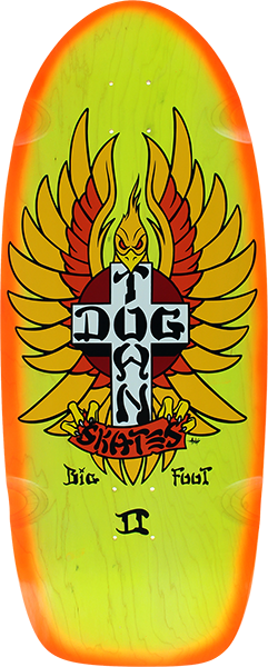 Dogtown Big Foot Ii Rider Deck-12X31 Yel/Org | Boardparadise.com