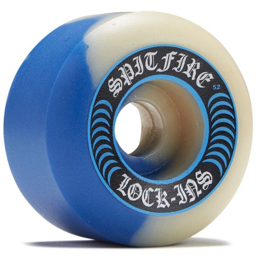 Spitfire F4 Lock Ins Wheels Set Blue Natural 52Mm/99A
