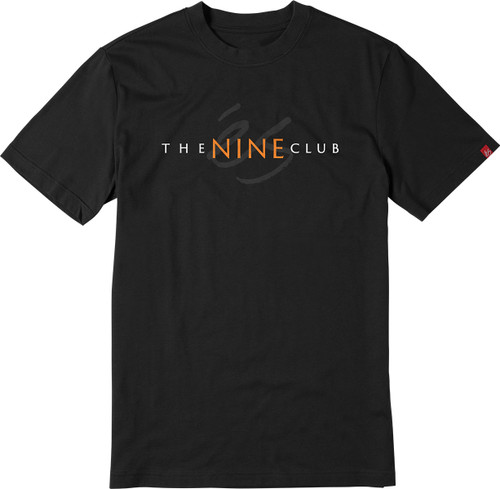 Es Nine Club Ss Tee Black | Boardparadise.com