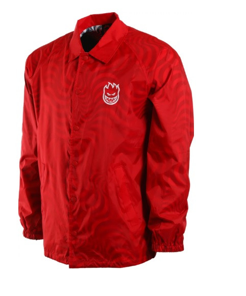 Spitfire Swirl Coaches Jacket Red | Boardparadise.com