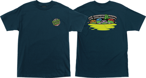 Santa Cruz x TMNT Ninja Turtles Black T-Shirt