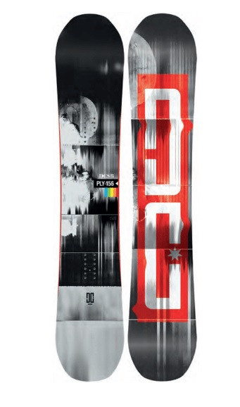 スノーボード　DC PLY 153 Dc Ply Snowboard 2020 Grey Black 153 | Boardparadise.com