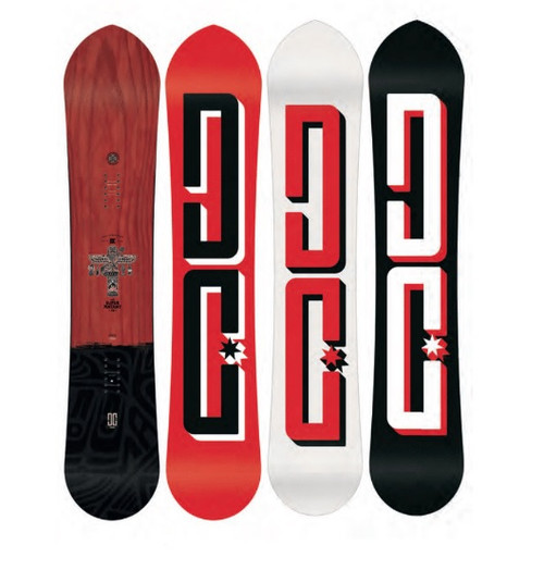DC スノーボード　157cm Dc Supernaut Snowboard Black Red 158 | Boardparadise.com