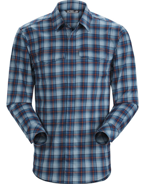 Arcteryx Gryson Ls Button Up Mens Balearic | Boardparadise.com