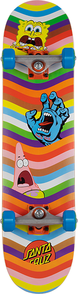 SANTA CRUZ スポンジボブ コンプリート Santa Cruz Spongebob Waves Skateboard Complete-7.5 | Boardparadise.com
