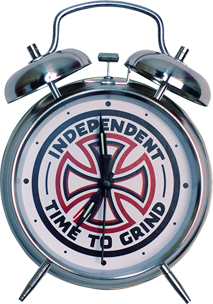高感度ショップで2023年売れたブランド Independent Time To Grind Alarm Clock Chrome | Boardparadise.com インテリア時計