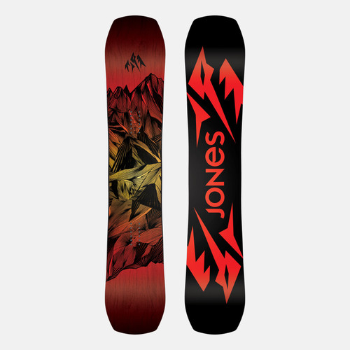 スノーボード JONES MOUNTAIN TWIN EAST LIMITED 157 Jones Mountain Twin Snowboard 2021 Red 157 | Boardparadise.com