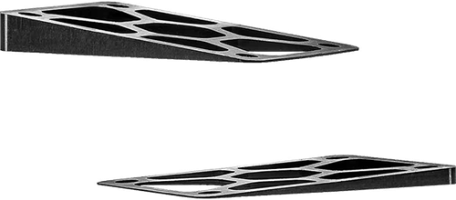Seismic Angled Risers 3D/7D Black | Boardparadise.com