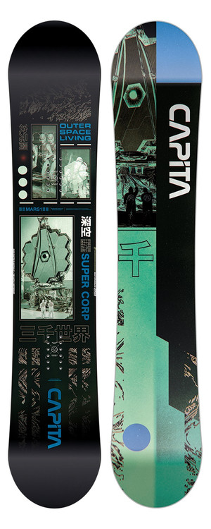 Capita Outerspace Living 2021 Snowboard Black 159W