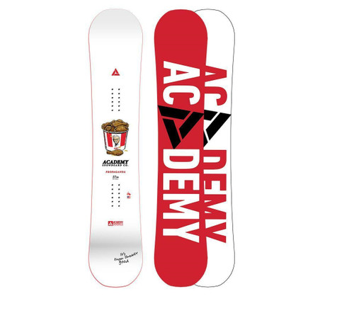 Academy Propaganda Snowboard White Kfc 156 | Boardparadise.com
