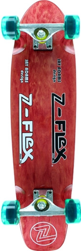 Z-Flex Jay Adams Skateboard Complete-7.5X29 Red Stain