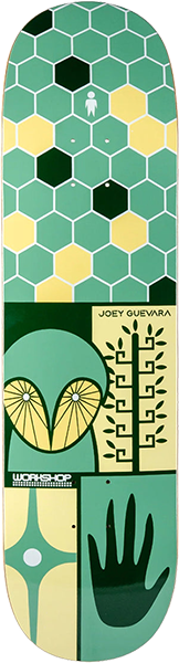 Alien Workshop Guevara Mojave Owl Skateboard Deck 8.25 Green