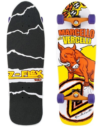 z-flex ジーフレックス ANIMAL SERIES MARCELLO Z-Flex 80'S Z-Boys Animal Cruiser Skateboard | SkatePro