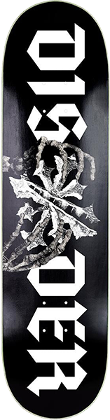Disorder Hands Of Chaos Skateboard Deck-8.25 Blk/Wht