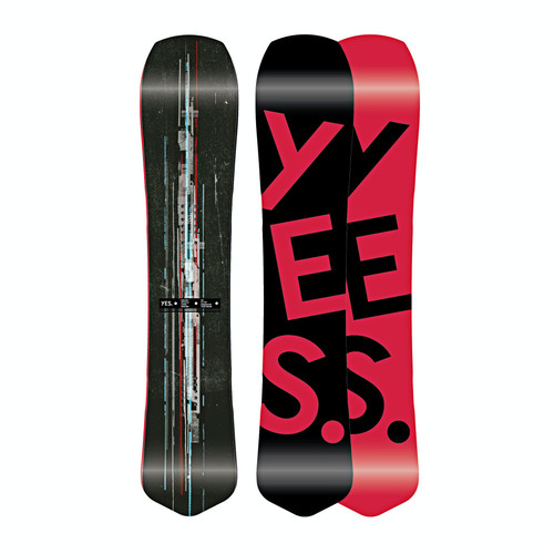 Yes Optimistic Demo Snowboard Black Red 154 | Boardparadise.com