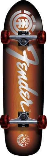 Element Fender Sun Burst Skateboard Complete-8.3X31.25