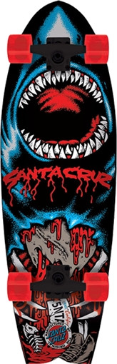 Santa Cruz Land Shark Retro Skateboard Complete-8.8X27.7 Cruiser