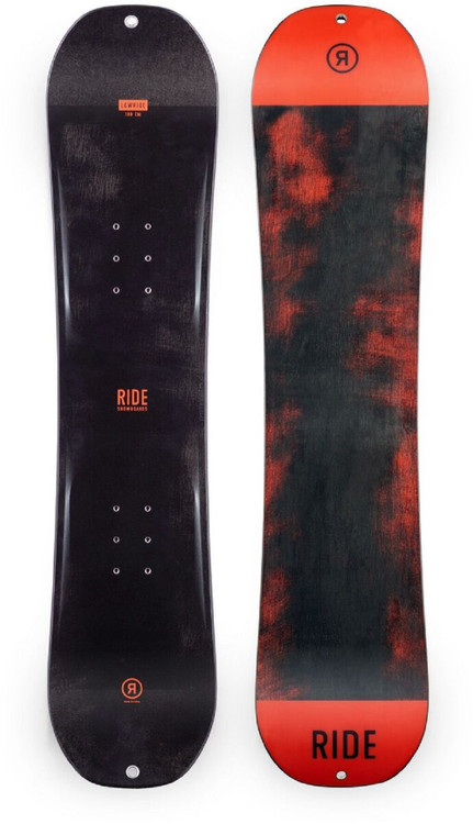 RIDE スノーボード ブラック/レッド ビンディング付き　板120cm 43348a__26993.1730398538.500.