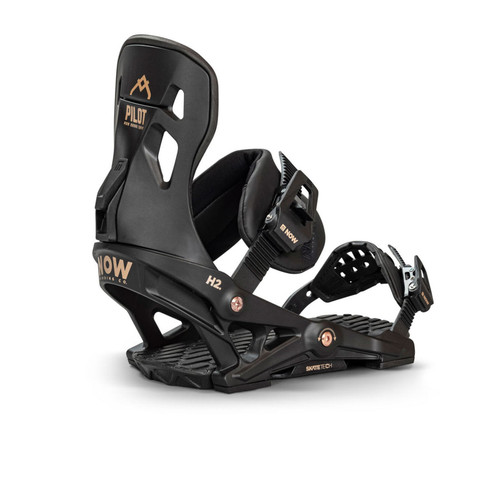 Now Pilot Snowboard Bindings Black Medium | Boardparadise.com