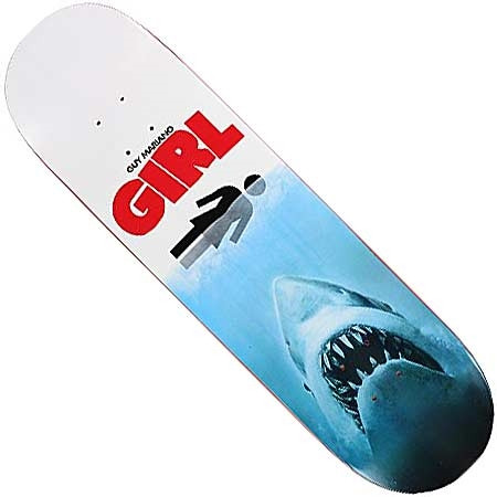 Girl Malto Shark Attack コンプリート 7.75インチ Girl Malto Shark Attack Complete Skateboard - Blue/White - 8.0in x