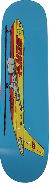 5Boro Marx Cargo Plane 5Bny Delivers Skateboard Deck-8.0 Blu