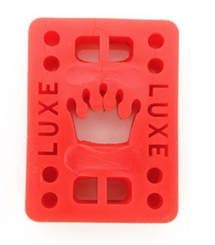Luxe Skateboard Riser Set Red 1/4 | Boardparadise.com
