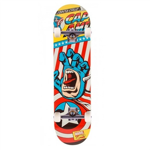 Santa Cruz - Santa Cruz Marvel Captain America デッキ JUN158356 - MARVEL CAPTAIN AMERICA HAND SANTA CRUZ SKATE
