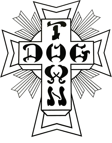 Dogtown 70'S Cross Logo Sticker 2