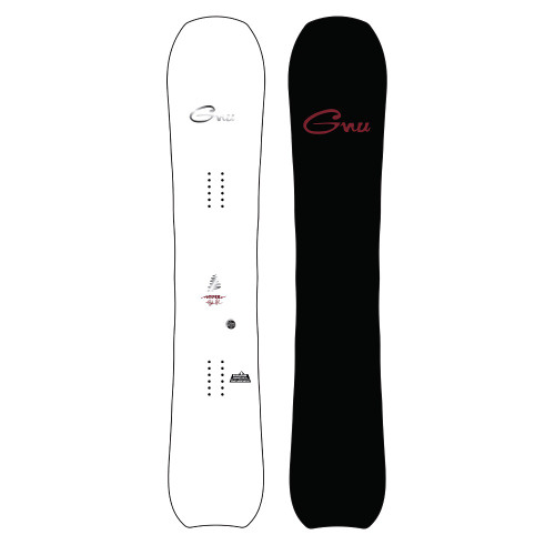 Gnu Hyper Snowboard White 157 | Boardparadise.com 