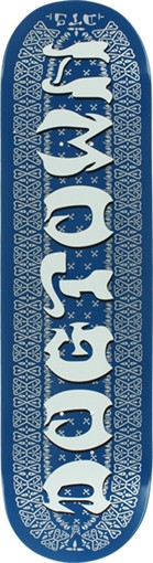 Dogtown Street Bandana Skateboard Deck-8.25 Blu/Wht