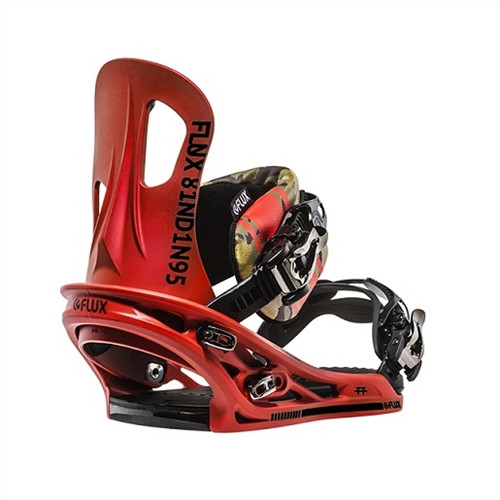 Flux Snowboard Bindings 2016 Tt Matte Orange Camo M