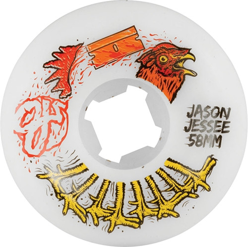 スケートボード OJ wheels Jason Jessee rooster 58mm 101a OJ Wheels Jason Jesse 58mm 101 Wheels Skate Skateboard Vtg